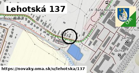 Lehotská 137, Nováky