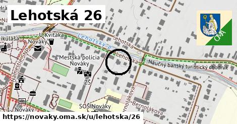 Lehotská 26, Nováky