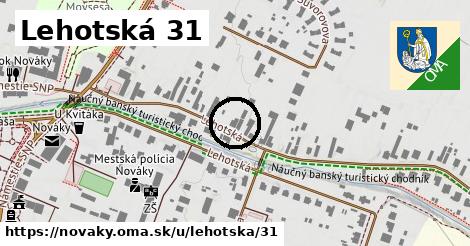 Lehotská 31, Nováky