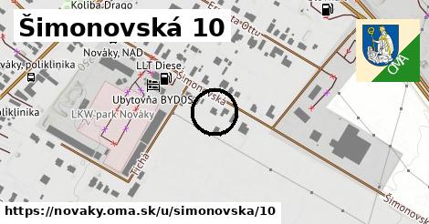 Šimonovská 10, Nováky
