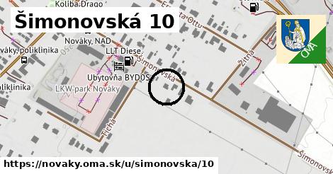 Šimonovská 10, Nováky