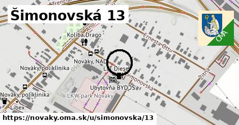 Šimonovská 13, Nováky