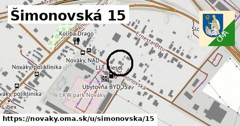 Šimonovská 15, Nováky