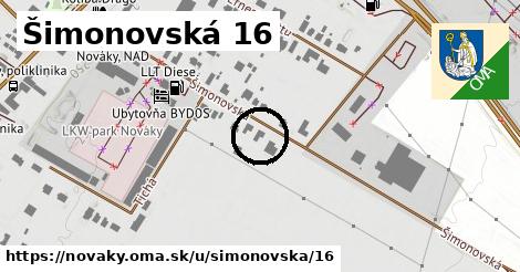 Šimonovská 16, Nováky