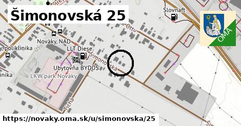 Šimonovská 25, Nováky