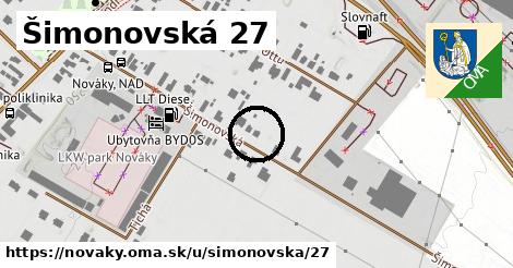 Šimonovská 27, Nováky