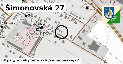 Šimonovská 27, Nováky