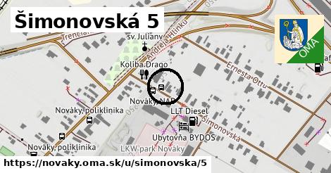 Šimonovská 5, Nováky