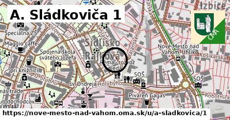 A. Sládkoviča 1, Nové Mesto nad Váhom