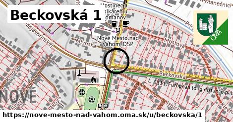 Beckovská 1, Nové Mesto nad Váhom