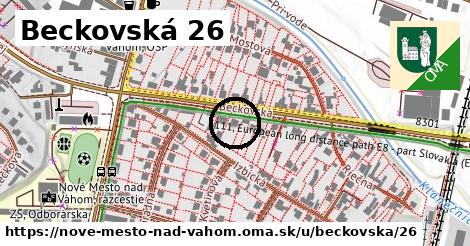 Beckovská 26, Nové Mesto nad Váhom