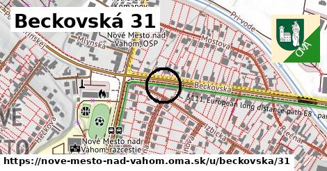 Beckovská 31, Nové Mesto nad Váhom