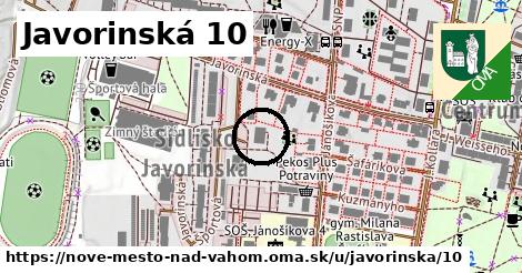 Javorinská 10, Nové Mesto nad Váhom