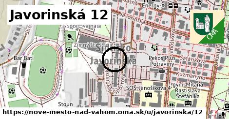 Javorinská 12, Nové Mesto nad Váhom