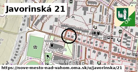 Javorinská 21, Nové Mesto nad Váhom