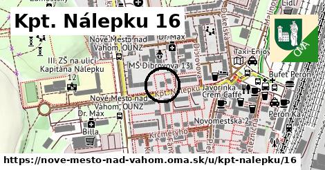 Kpt. Nálepku 16, Nové Mesto nad Váhom