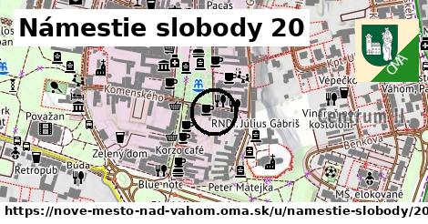 Námestie slobody 20, Nové Mesto nad Váhom