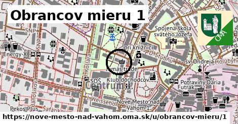 Obrancov mieru 1, Nové Mesto nad Váhom