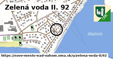 Zelená voda II. 92, Nové Mesto nad Váhom