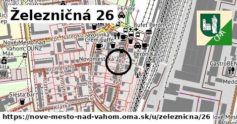 Železničná 26, Nové Mesto nad Váhom