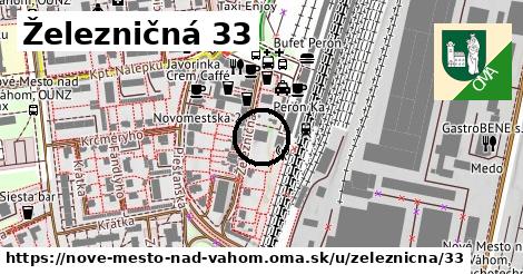 Železničná 33, Nové Mesto nad Váhom