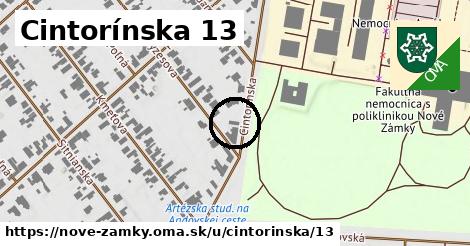 Cintorínska 13, Nové Zámky