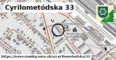 Cyrilometódska 33, Nové Zámky