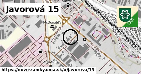 Javorová 15, Nové Zámky