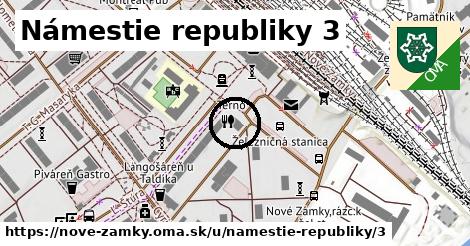 Námestie republiky 3, Nové Zámky