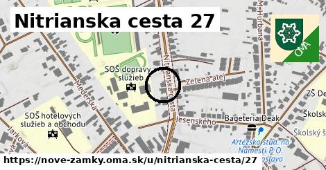 Nitrianska cesta 27, Nové Zámky