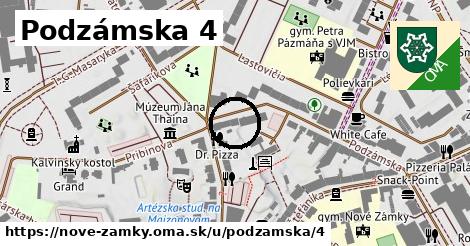 Podzámska 4, Nové Zámky