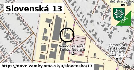 Slovenská 13, Nové Zámky