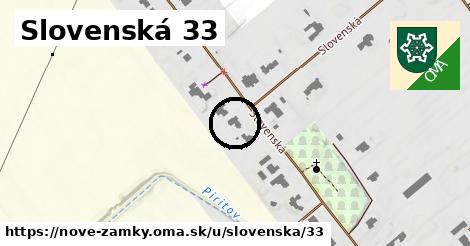 Slovenská 33, Nové Zámky