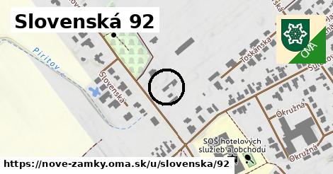 Slovenská 92, Nové Zámky