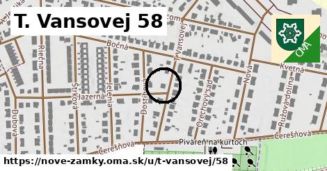 T. Vansovej 58, Nové Zámky