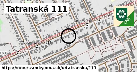 Tatranská 111, Nové Zámky