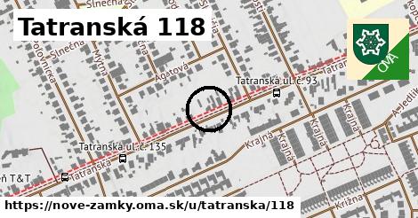 Tatranská 118, Nové Zámky