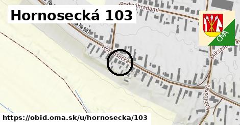 Hornosecká 103, Obid