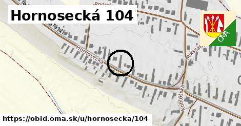 Hornosecká 104, Obid