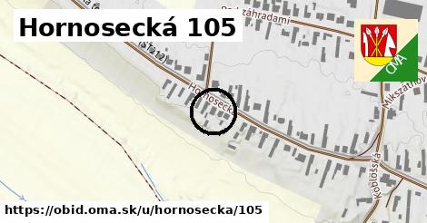 Hornosecká 105, Obid