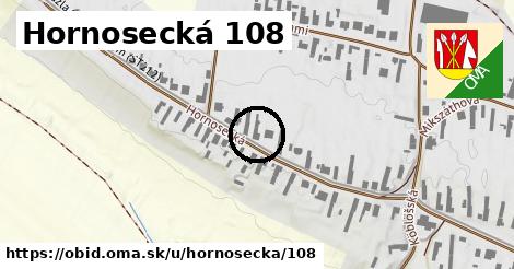 Hornosecká 108, Obid