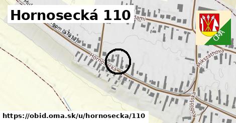 Hornosecká 110, Obid