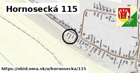 Hornosecká 115, Obid