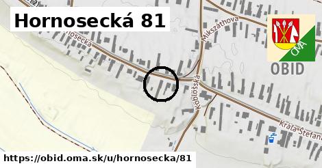 Hornosecká 81, Obid