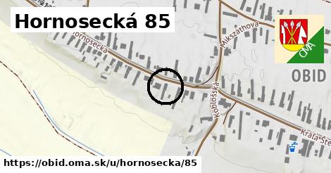 Hornosecká 85, Obid