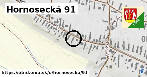 Hornosecká 91, Obid