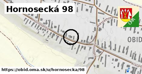 Hornosecká 98, Obid