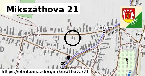 Mikszáthova 21, Obid