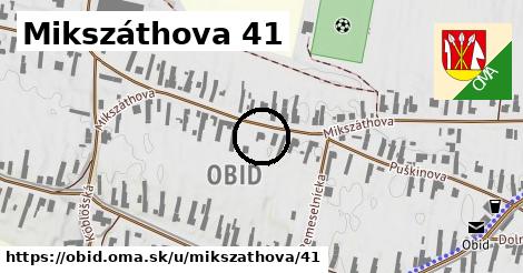Mikszáthova 41, Obid