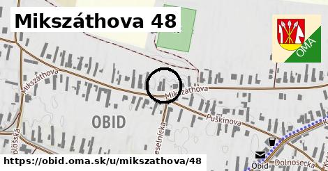 Mikszáthova 48, Obid